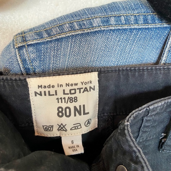 Nili Lotan Cropped Military Pant Carbon - Picture 4 of 8